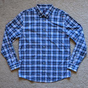Johnnie-O Button-Down Shirt French Blue Check